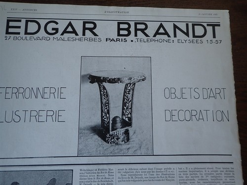 Edgar brandt ferronnerie art - brandt,