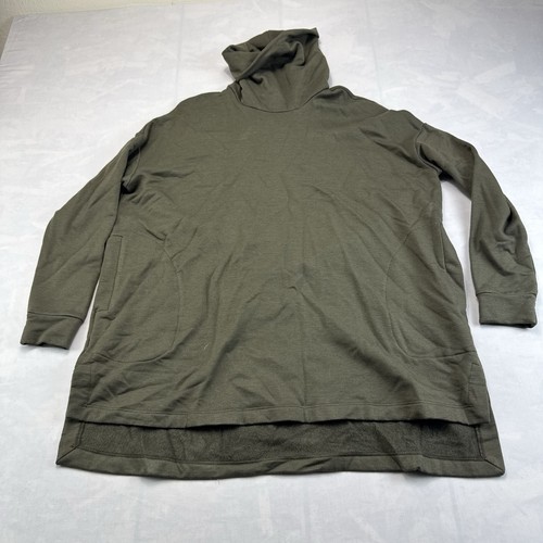 Capote olive green - olive, cowl