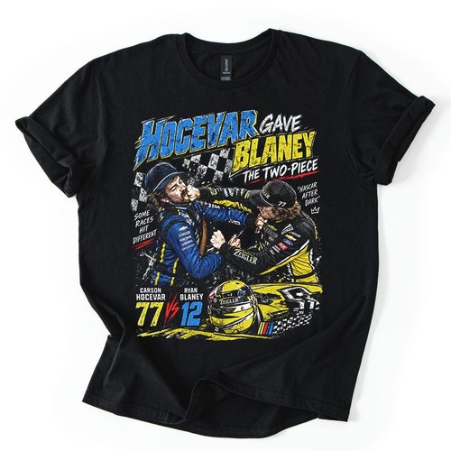 Hocevar really gave blaney the - blaney,