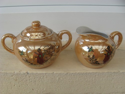 Sucrier cremier porcelaine - sucrier,