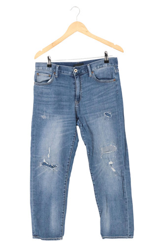 Uniqlo jean large femme bleu - uniqlo,
