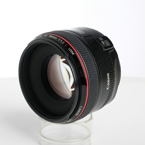Objectif canon 50mm 1 2l - objectif,