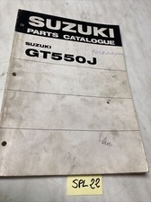 Suzuki GT550J 1972 GT550 catalogue pièces détachées spare parts list GT 550 J