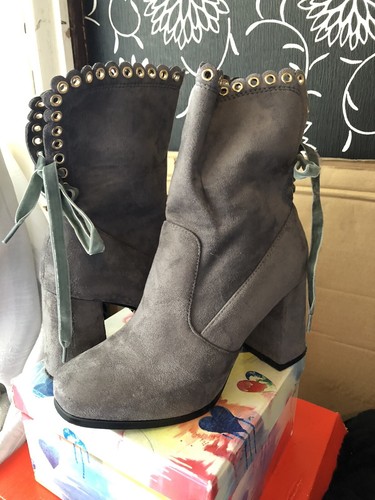Bottines grises missguided - bottines,