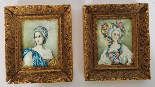 Lot anciens tableaux - lot,