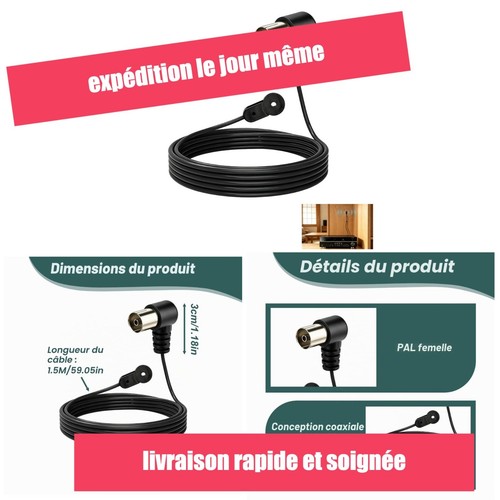Antenne intérieure dipôle - antenne, fm