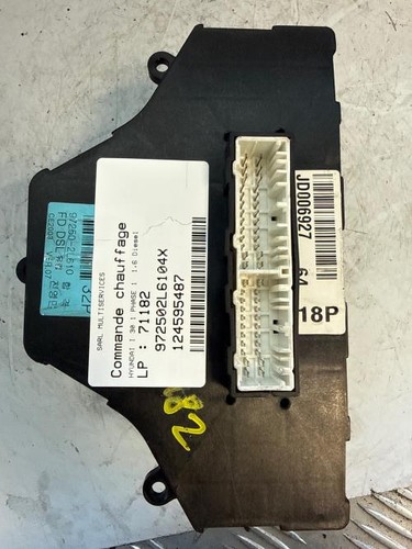 Commande chauffage hyundai - commande,
