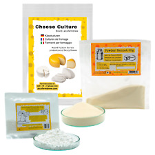 Kit de Fabrication de Fromage : Présure, Cultures Bactériennes Chlorure Calcium