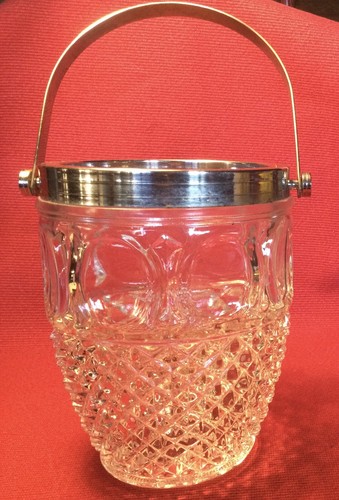 Seau glaçons verre anse - à,