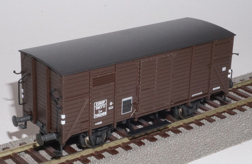 Roco wagon couvert essieux - couvert,