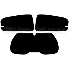 Film Sombre Pré Découpé Pour Renault Twingo 5 Portes 2014+ 5% NOIR LIMO