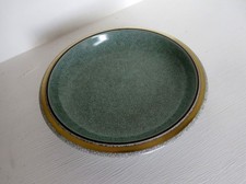 Assiette verte et or Royal