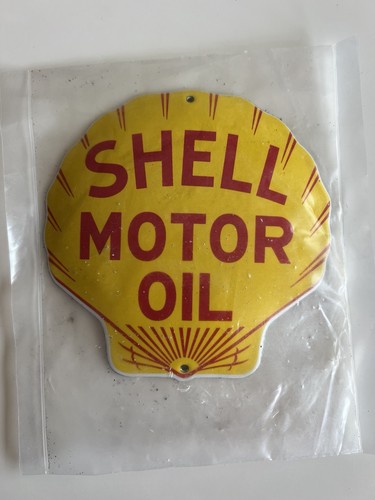 Plaque émaillée shell motor - Émaillée,