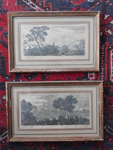Paire gravures perelle - de,