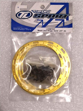Team Losi LOSB7007 Bead Lock Rings Gold (X4) & Screws LST AFT MGB Vintage TLR