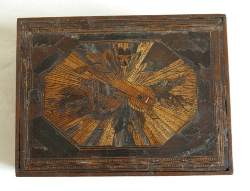 Marqueterie paille ancien - de, paille,