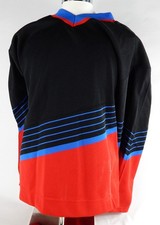 Maillot Noir Et Rouge Émis Par La Ligue Nationale De Hockey 52 593