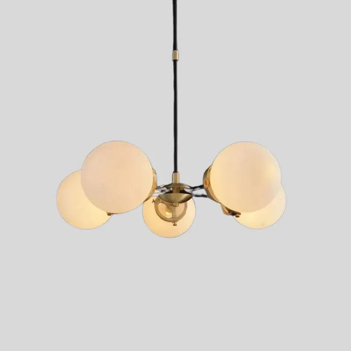 Lustre moderne globes du - lustre, 5