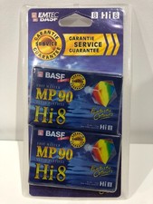 2 cassettes HI8 neuves EMTEC pour camescope - 90 minutes
