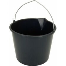SEAU PLASTIQUE NOIR 12 LITRES  AVEC BEC VERSEUR  REF 3096 ARROSOIR
