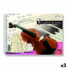 Cahier de musique Pacsa A4 20 Volets 20 Pièces [3 Unités]