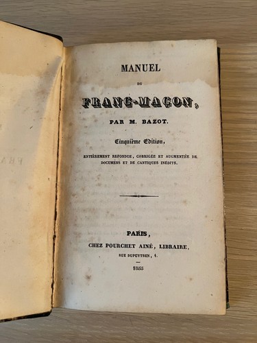 Bazot manuel franc maçon - bazot, du