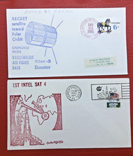 Lot Espace USA Espion SAMOS 81 + Intel Sat 4 de Janvier 1971 Lollini # 502 & 503