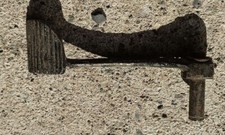 * pedale de frein talon en bronze/alu  motobecane 125 d45 d45a b1v2