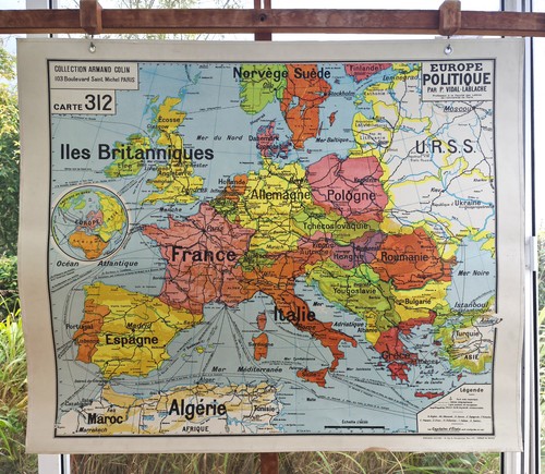 Ancienne carte géographie - carte,