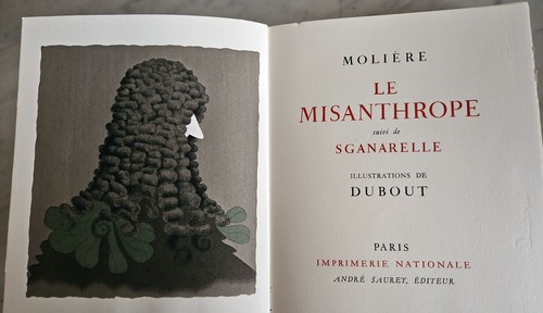 Molière aquarelles de - molière, in-4