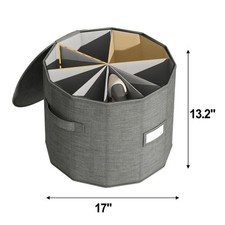 Placard Organisateur de Chaussures Design Cylindrique Boîte de Rangement Pliabl