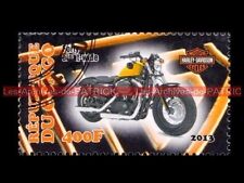 HARLEY DAVIDSON 1200 Forty Eight Wide République CONGO Timbre Moto Stamp Stempel