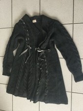 Manteau Indies laine alpaga mélangée grise taille 3
