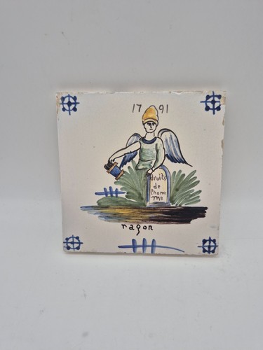 Ancien carreau faience - ancien,