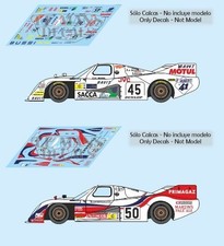 Décals Rondeau 382 Le Mans