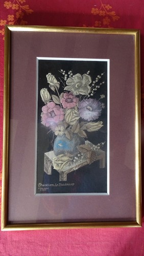 Tapisserie soie vivier merle - tapisserie,