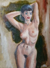 Figurine femme fille nue