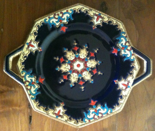 Plat bannette émaux longwy - plat,