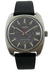 Vintage Bracelet Hommes Rhodos Automatic Kal. Puw 1561 avec Date, Fonctionne