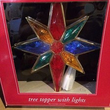 Lighted Tree Topper 11 X 7"