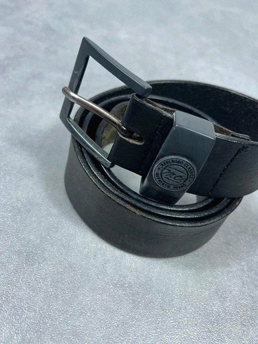 Ceinture cuir noir - , vintage