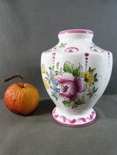 Vase pique-fleurs en faïence de Clamecy Roger COLAS (1937-1972)