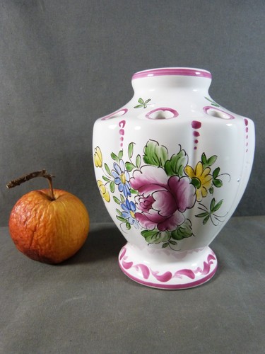 Vase pique fleurs faïence - vase, en