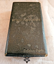 CABINET DE CURIOSITE ANCIENNE TROUSSE  HEMOGLOBIMETRE PRECISS  PARIS