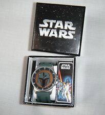 Star Wars Boba Feet Lucasfilm Silver Watch Wristwatch NEW NIB  Christmas Gift