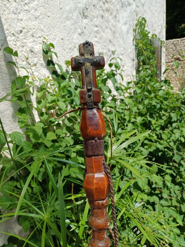 Rare canne pèlerin art - de,