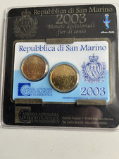 MINI SERIE SAINT MARIN B U  20 CENT ET 50 CENT 2003