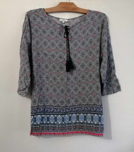 Tunique bleu marine - , viscose