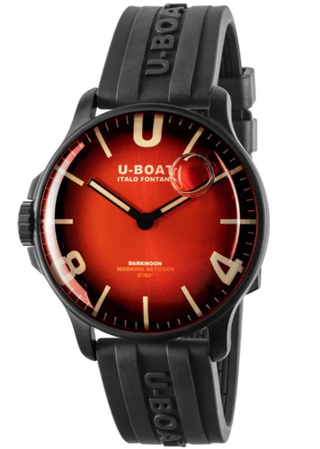 Boat darkmoon 44mm red pvd - u-boat,