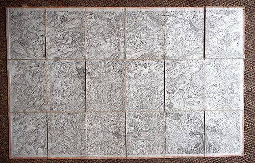 Carte map cassini - map, xviii